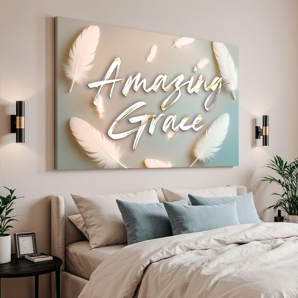 Amazing Grace Faith Wall Sign