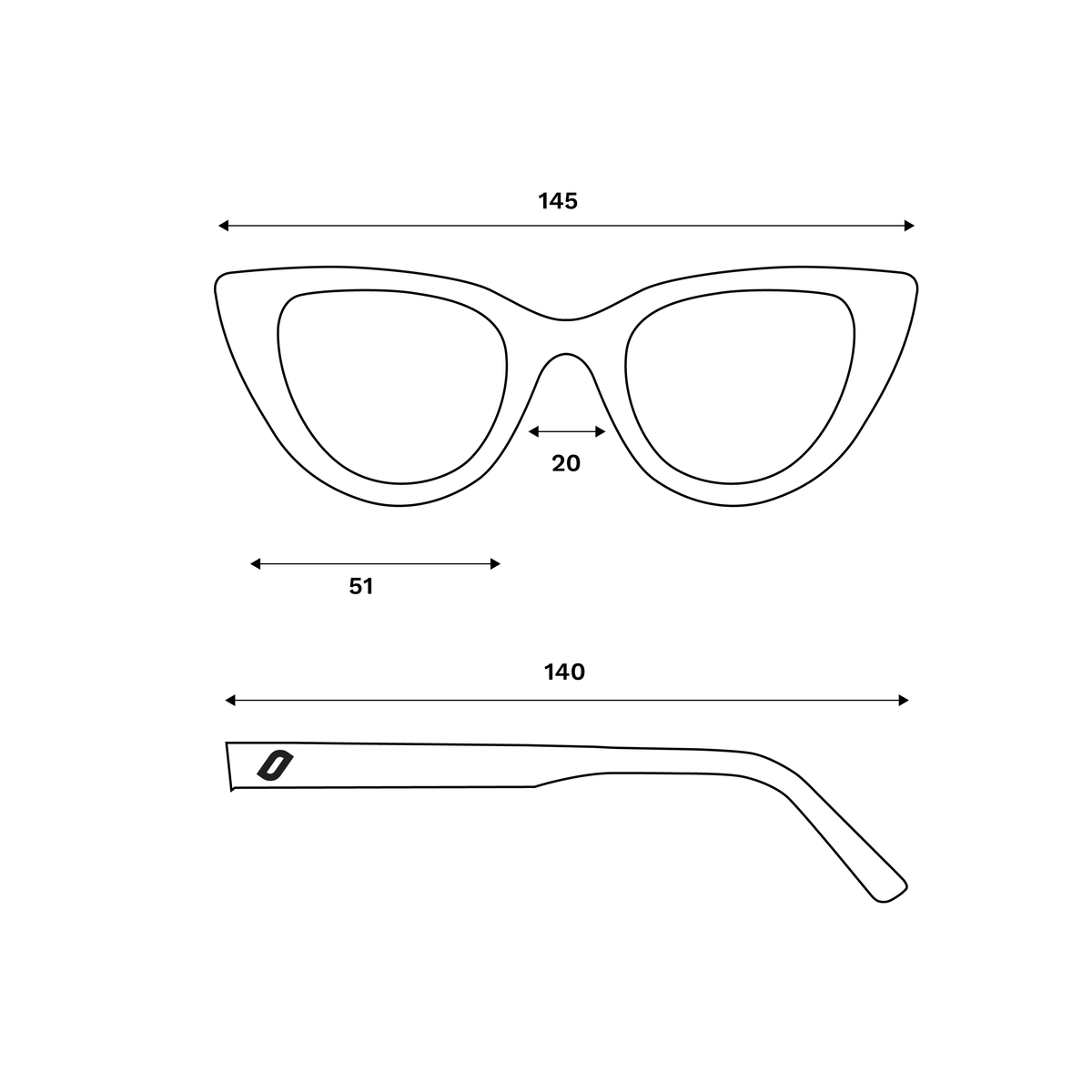 Evora - Womens Bio Acetate Sunglasses